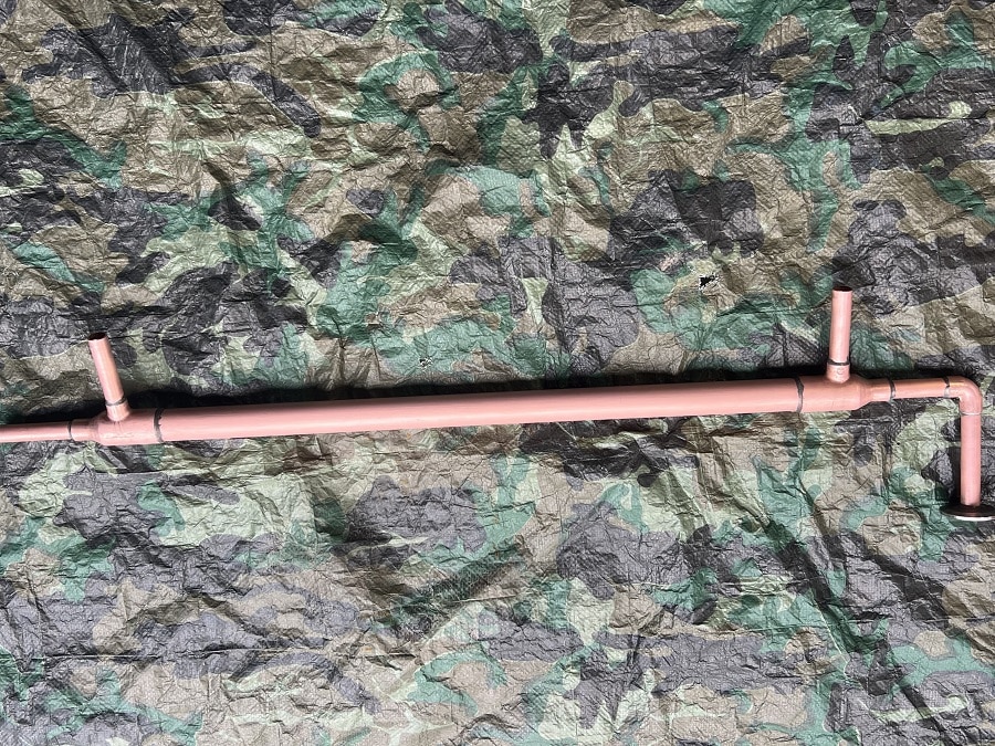 Condenser for a copper keg still.