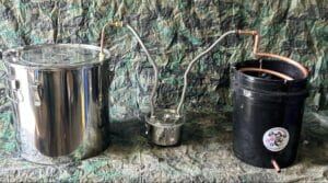 Worm upgrade for the Vevor 3-pot still.