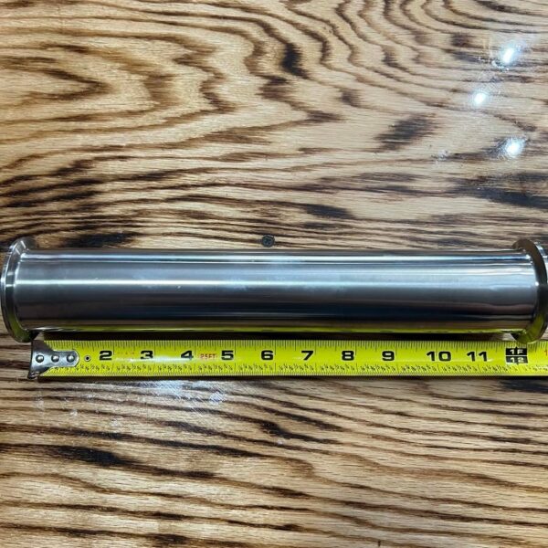 12 inch sanitary stainless steel spool for 2-inch tri fitting ferrule.