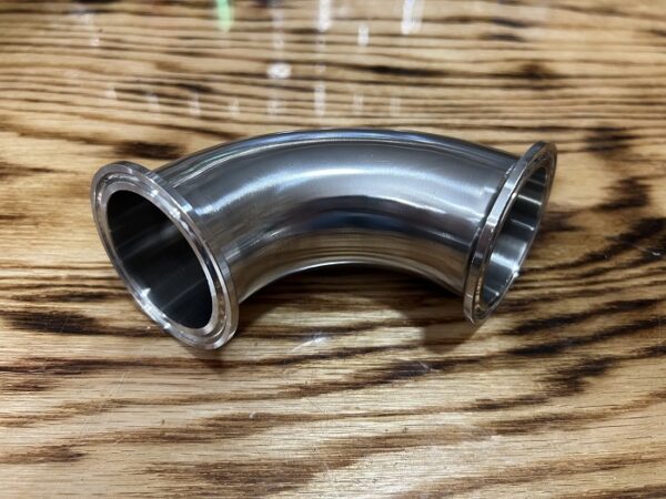2 inch stainless steel tri-clamp 90 degree elbow.