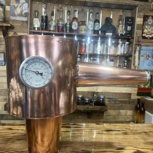 copper still horse head cap