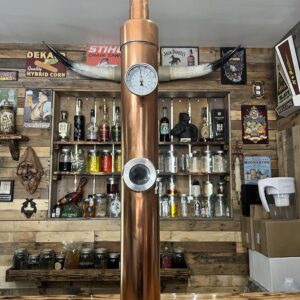 huge 4-inch copper column for distilling