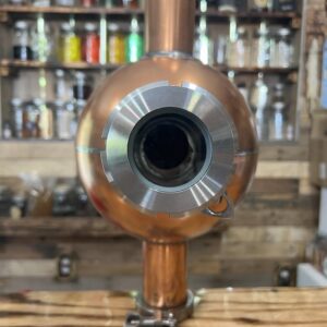 copper keg still ball attachment