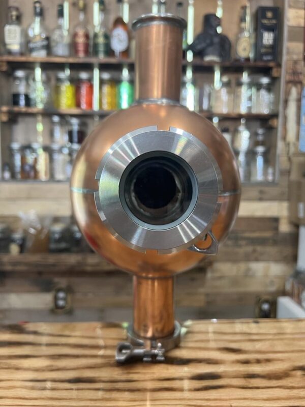 copper keg still ball attachment