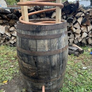 55 Gallon Whiskey Barrel Worm
