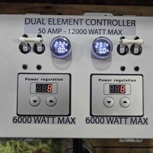 Dual 50-amp SCR controller box.