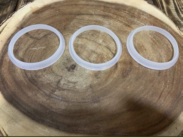 Wide mouth mason jar gaskets.