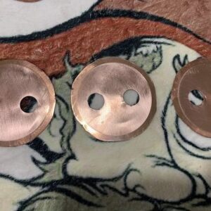 Copper mason jar thumper lids for half inch.