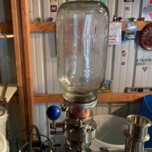 2 inch tri-clamp mason jar infuser.