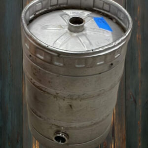 Welded beer keg for making keg stills.