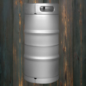 Seven gallon slim keg.