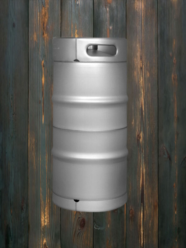 Seven gallon slim keg.