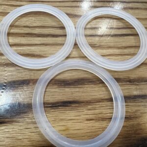 Single sided two inch silicone keg still gaskets.