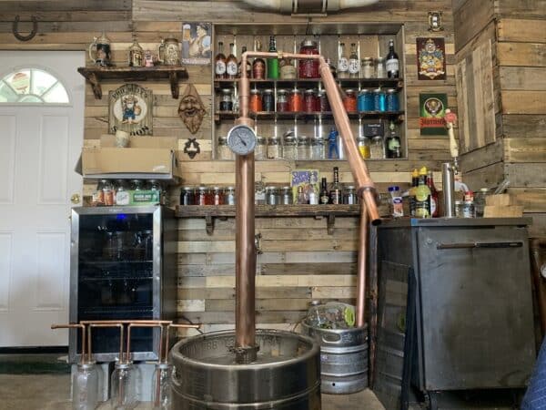Keg Still 2 Foot Copper Column and Condenser - Image 2