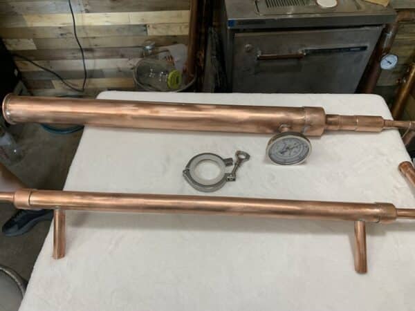Keg Still 2 Foot Copper Column and Condenser - Image 3