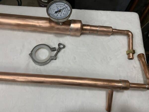 Keg Still 2 Foot Copper Column and Condenser - Image 4