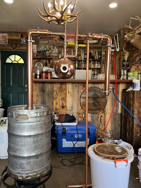 minion copper thumper keg still