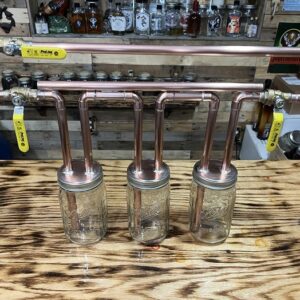 quart copper thumper jars with bypass