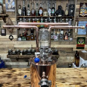 2-Gallon copper thumper with infuser