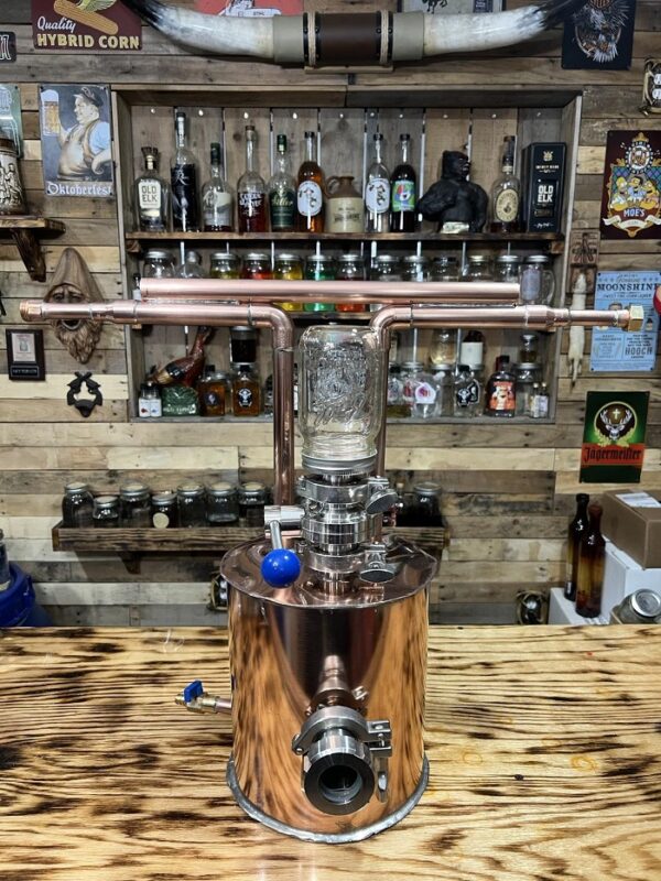2-Gallon copper thumper with infuser