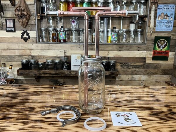 Mason jar thumper for Vevor still.