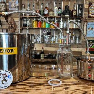 Mason jar thumper for the Vevor 3-pot still.