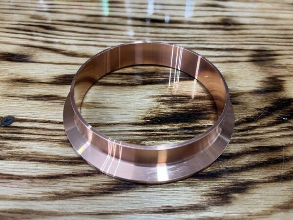 Long weld copper ferrule.