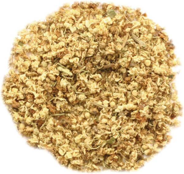 Dried elder flowers for sale by the pound.