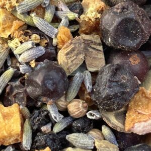 Elderberry gin mix of botanicals.