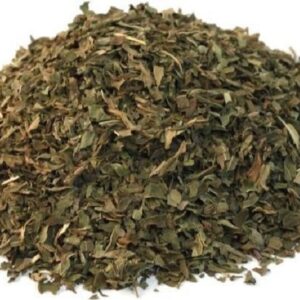 Dried mint for sale by the pound.