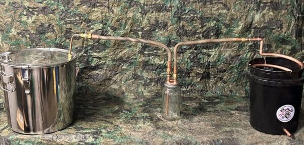 Hose, thumper, and worm upgrade for the Vevor 3-pot still.