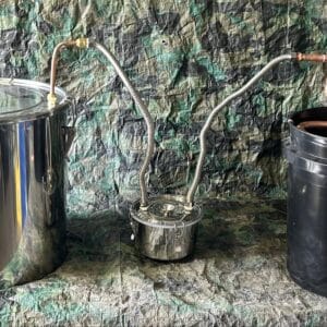 Worm upgrade for the Vevor 3-pot still.