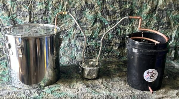Worm upgrade for the Vevor 3-pot still.