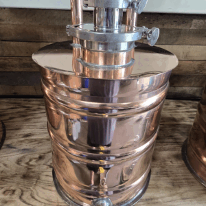 5-gallon copper thumper with beads.