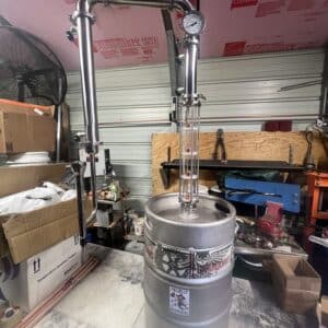 The ultimate bubble plate keg still.