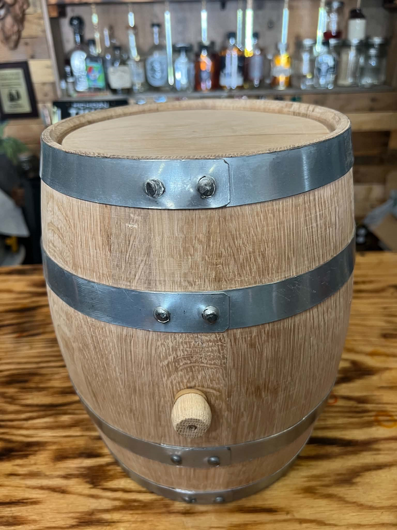 2.5 Gallon Heritage White Oak Bourbon Aging Barrel – New American